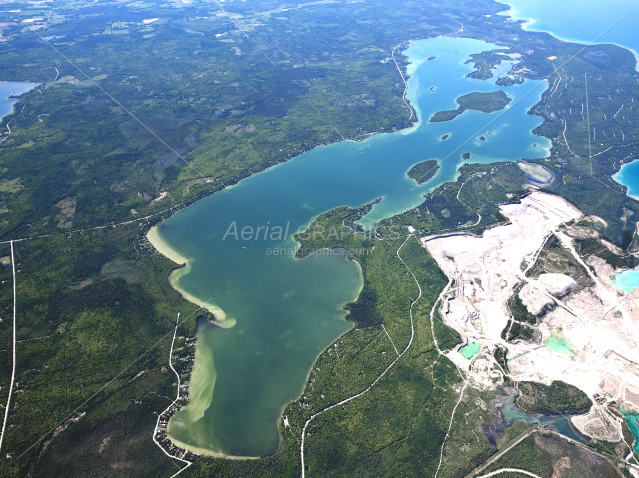 Grand Lake (Looking North) in Presque Isle County, Michigan